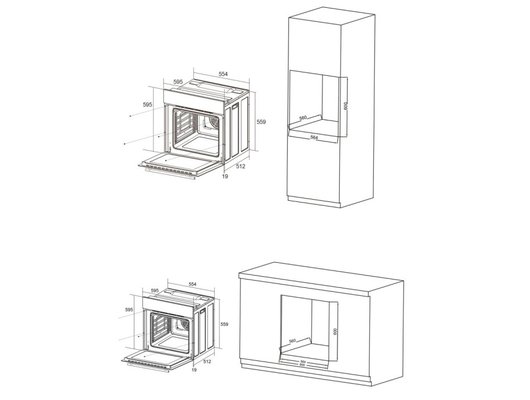 Духовой шкаф CANDY COXP06NBB
