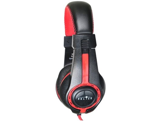 Наушники с микрофоном проводные Oklick HS-L200
