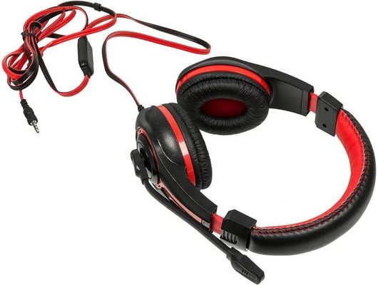 Наушники с микрофоном проводные Oklick HS-L200