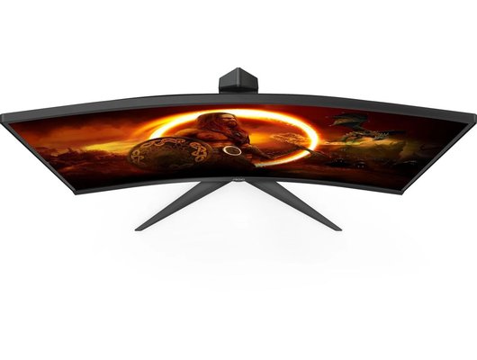 Монитор игровой AOC CQ27G2S черно-красный