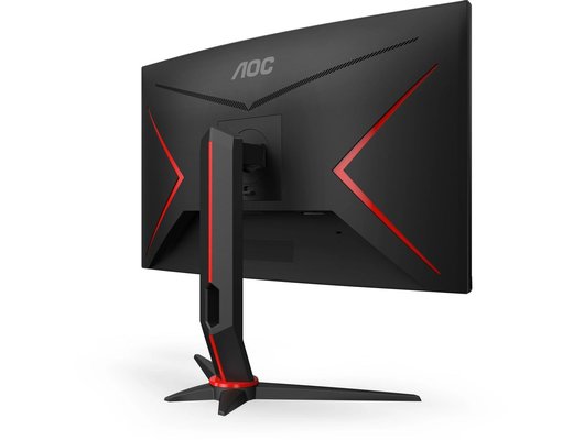 Монитор игровой AOC CQ27G2S черно-красный