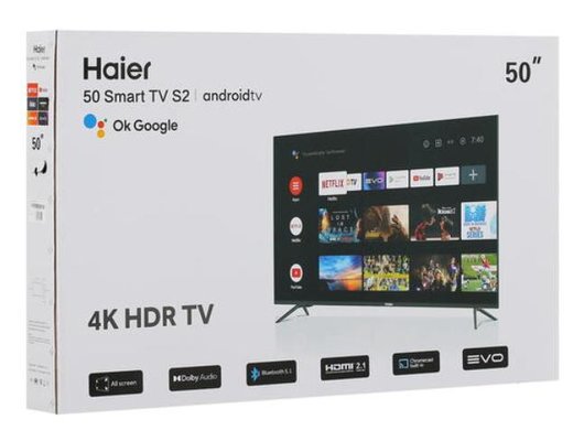 4K (Ultra HD) Smart телевизор HAIER 50 SMART TV S2