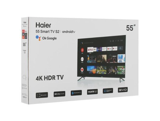 4K (Ultra HD) Smart телевизор HAIER 55 SMART TV S2