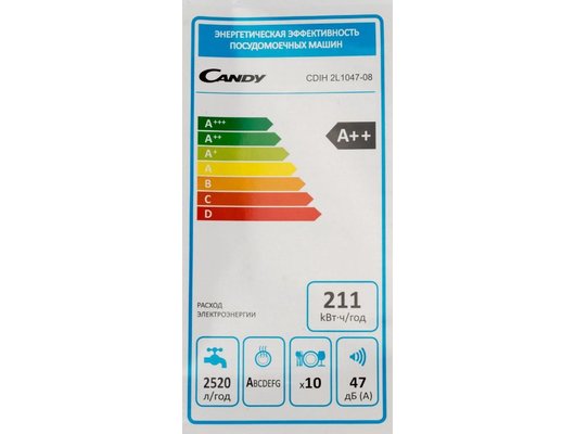 Встраиваемая посудомоечная машина CANDY CDIH 2L1047-08