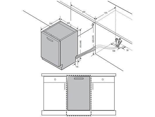 Встраиваемая посудомоечная машина CANDY CDIH 2L1047-08