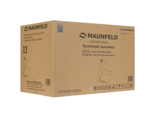 Вытяжка MAUNFELD Astro 60 Glass Black