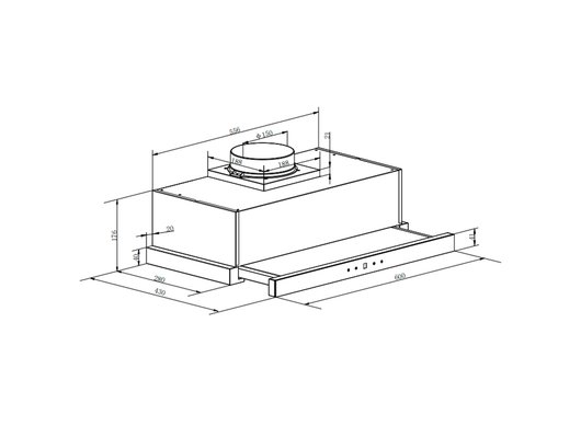 Вытяжка MAUNFELD VS Touch 850 60 black