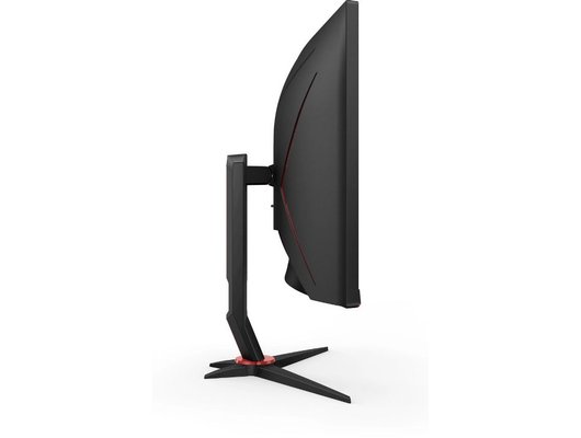 Монитор игровой AOC CU34G2X черно-красный