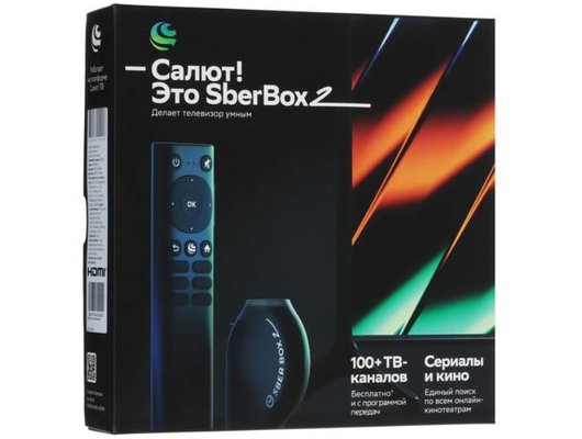 Медиа стримеры и плееры SBERBOX 2 SBDV-00006