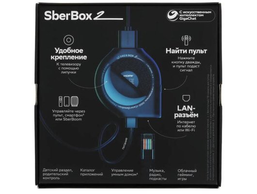 Медиа стримеры и плееры SBERBOX 2 SBDV-00006