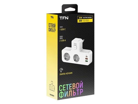 Сетевой адаптер TFN POWER 5 (TFN-POWER5WH) белый