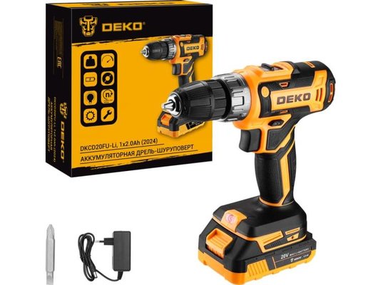 Дрель-шуруповерт DEKO DKCD20FU-Li (063-4149)