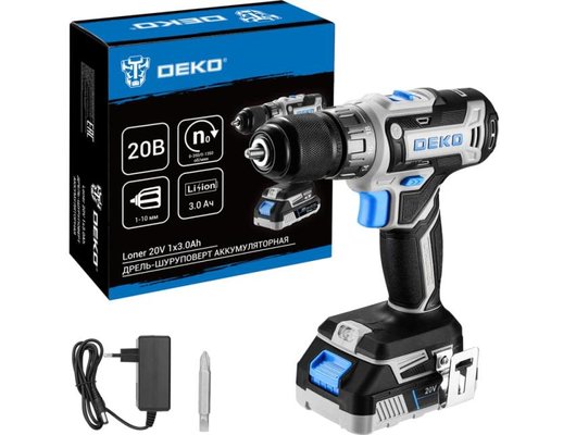 Дрель-шуруповерт DEKO Loner 20V (085-1006)