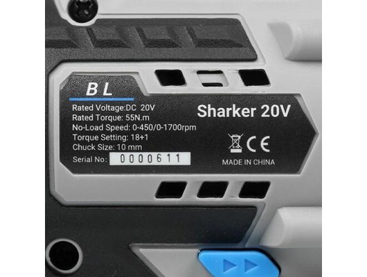 Дрель-шуруповерт DEKO Loner 20V (085-1006)