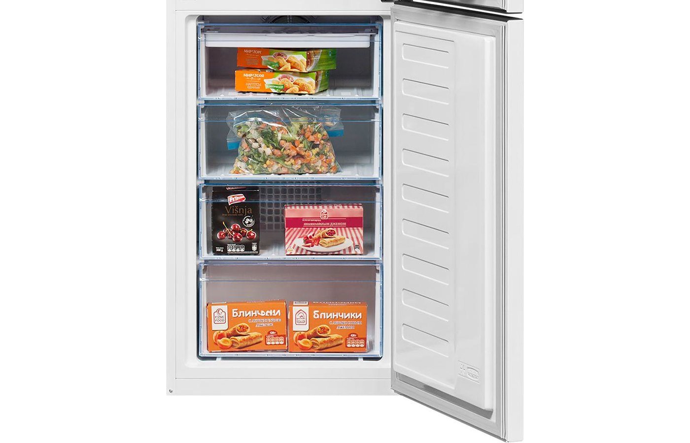 Холодильник beko b3r0cnk332hw белый