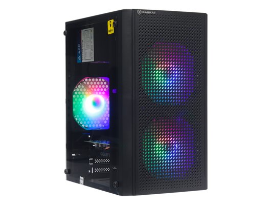 Системный блок Raskat Strike 320 Intel Core i3-12100f - 4 x 3.3GHz/16Gb/SSD 512Gb/GTX 1650 4Gb/500W/DOS