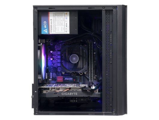 Системный блок Raskat Strike 320 Intel Core i3-12100f - 4 x 3.3GHz/16Gb/SSD 512Gb/GTX 1650 4Gb/500W/DOS