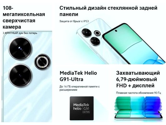 Смартфон Xiaomi Redmi 13 6/128Gb Blue