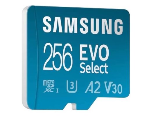 Карта памяти Samsung microSDXC 256Gb EVO Select + адаптер UHS-1(U3) MB-ME256KA