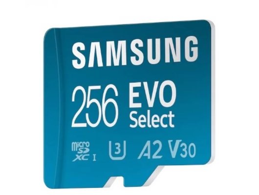 Карта памяти Samsung microSDXC 256Gb EVO Select + адаптер UHS-1(U3) MB-ME256KA