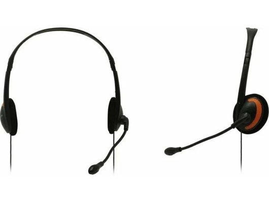 Наушники с микрофоном проводные CANYON CNS-CHS01BO (Быт)