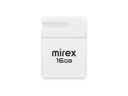 USB Флеш Mirex 16Gb MINCA WHITE (13600-FMUMIW16)