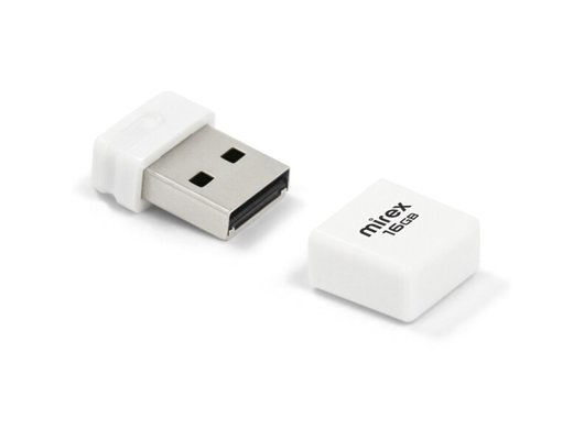 USB Флеш Mirex 16Gb MINCA WHITE (13600-FMUMIW16)