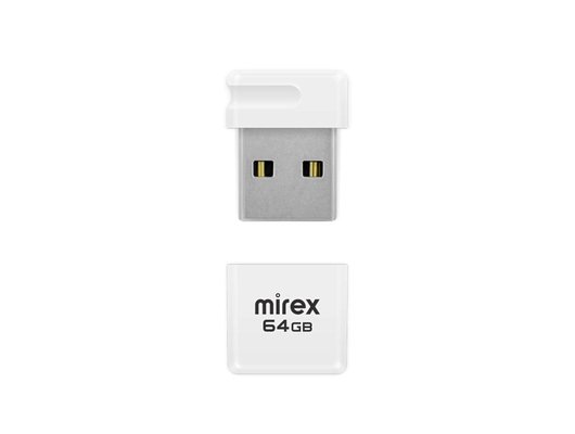 USB Флеш Mirex 64Gb MINCA WHITE (13600-FMUMIW64)