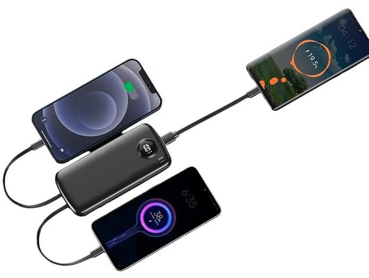 Внешний аккумулятор TFN 10000mAh Uni LCD PD 22.5W black TFN-PB-324-BK