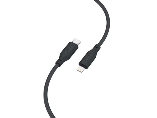 Кабель TFN 8pin-TypeC silicone 0.6m bk TFN-C-SIL-CL06M-BK