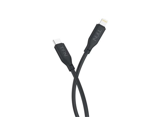 Кабель TFN 8pin-TypeC silicone 0.6m bk TFN-C-SIL-CL06M-BK