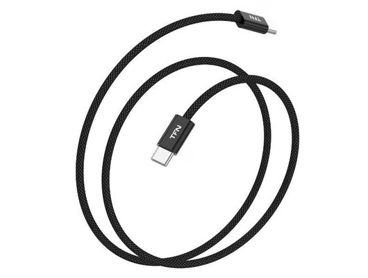 Кабель TFN TypeC-TypeC 60W 1.2m black TFN-C-IP-CC12M-BK
