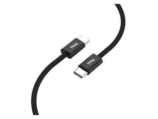 Кабель TFN TypeC-TypeC 60W 1.2m black TFN-C-IP-CC12M-BK