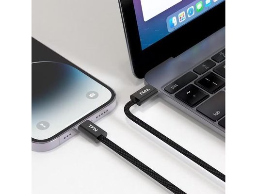 Кабель TFN TypeC-TypeC 60W 1.2m black TFN-C-IP-CC12M-BK