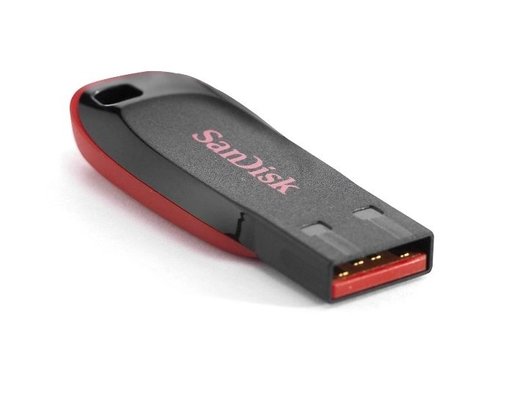 USB Флеш SanDisk 128GB, CZ50 Cruzer Blade, USB 2.0 (Быт)