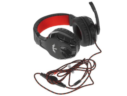 Игровые наушники проводные Oklick HS-L320G Phoenix черный 1.9м мониторные (Быт)