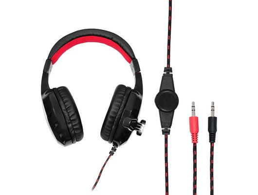 Игровые наушники проводные Oklick HS-L320G Phoenix черный 1.9м мониторные (Быт)