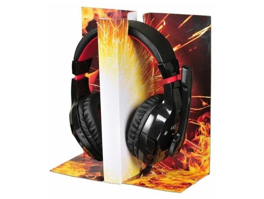 Игровые наушники проводные Oklick HS-L320G Phoenix черный 1.9м мониторные (Быт)