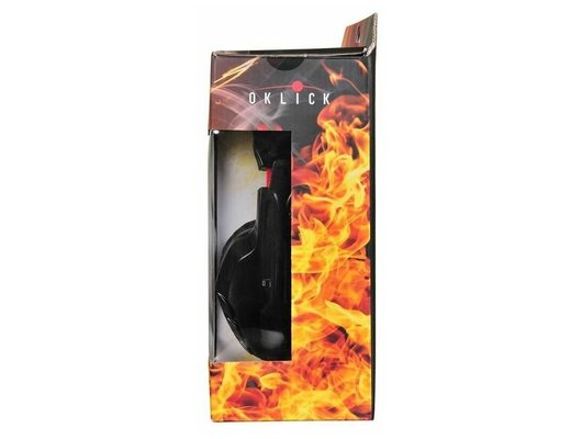 Игровые наушники проводные Oklick HS-L320G Phoenix черный 1.9м мониторные (Быт)