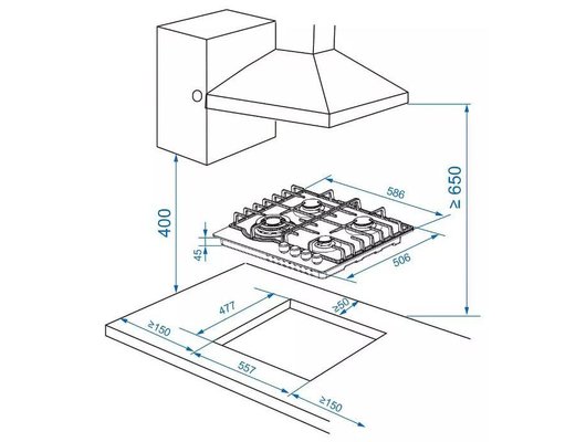 Варочная панель HAIER HHX-G64RFVLB