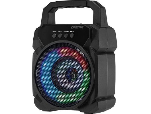 Портативная акустика Digma D-PS1500 черный