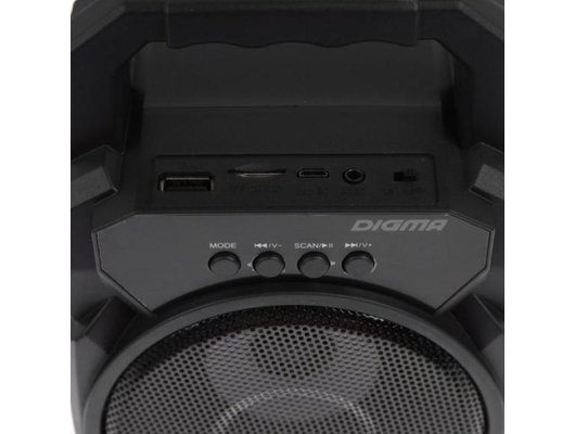 Портативная акустика Digma D-PS1500 черный