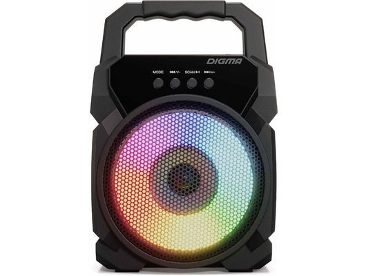Портативная акустика Digma D-PS1500 черный