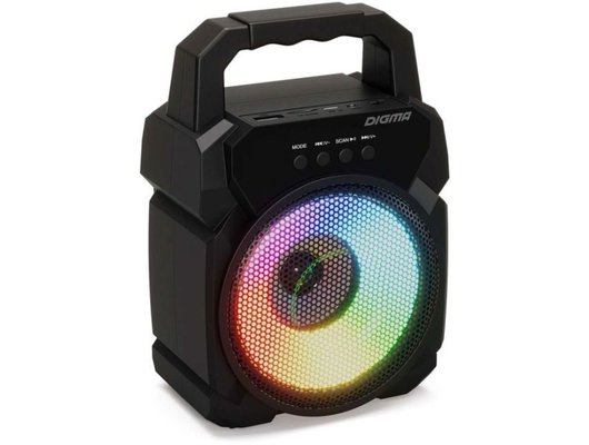 Портативная акустика Digma D-PS1500 черный