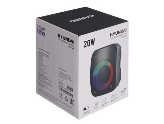 Портативная акустика HYUNDAI H-PS1005 ЧЕРНЫЙ