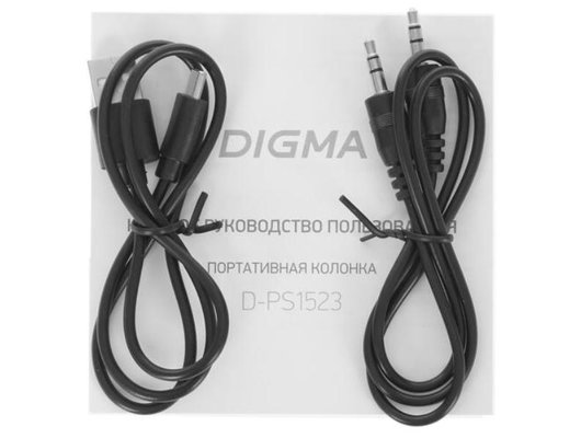 Портативная акустика DIGMA D-PS1523 ЧЕРНЫЙ