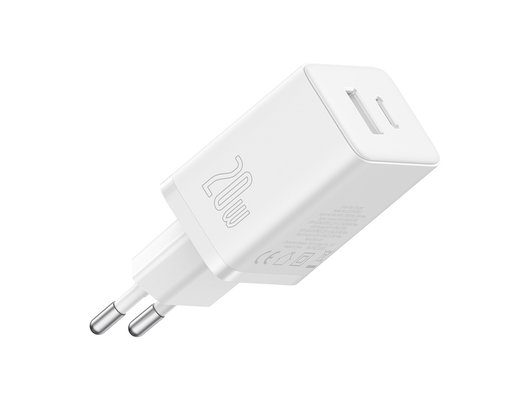 Зарядное устройство Baseus СЗУ Cube USB-C+A 20W white