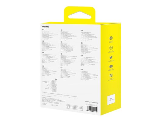 Зарядное устройство Baseus СЗУ Cube USB-C+A 20W white