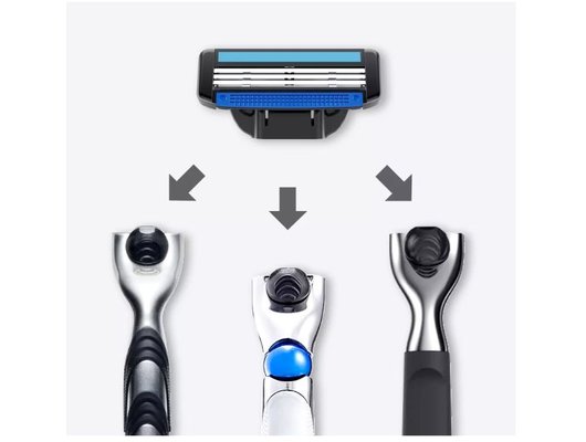 Бритвенный станок TopTech RAZOR 3 (сменные кассеты 4шт)