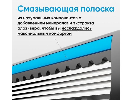 Бритвенный станок TopTech бритва 1шт + 9 сменных кассет PRO 5